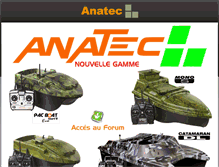 Tablet Screenshot of anatec-amorceur.com